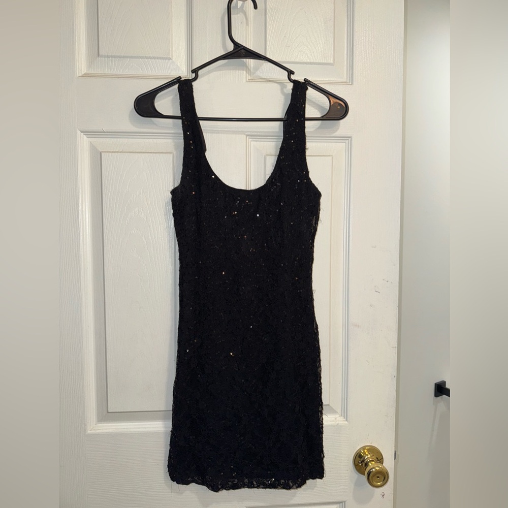 Black sparkly dress - size XS